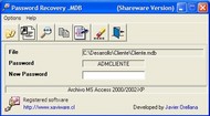 Password Recovery .MDB screenshot